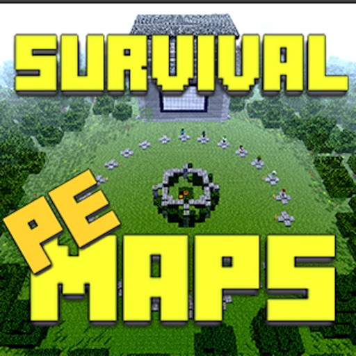 Survival MAPS for Minecraft PE ( Pocket Edition ) - Custom Map for MCPE