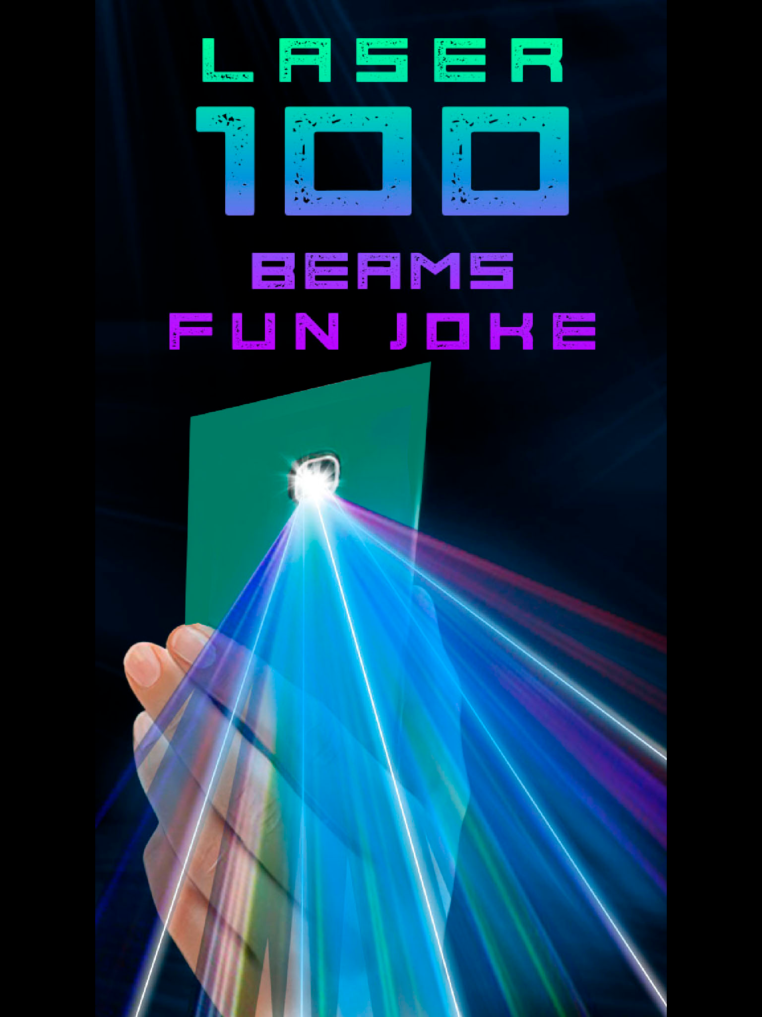 Laser 100 Beams Fun Joke