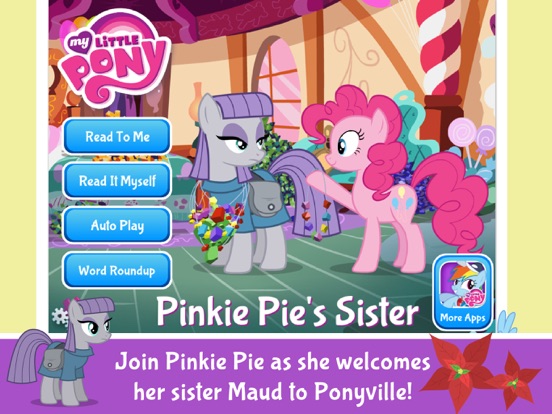 My Little Pony: Pinkie Pie's Sister iPad app afbeelding 1