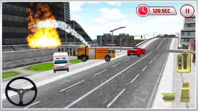 Ambulance 3D Firefighter Rescue iPhone screenshot