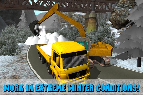 Snow Excavator Simulator 3D screenshot 2