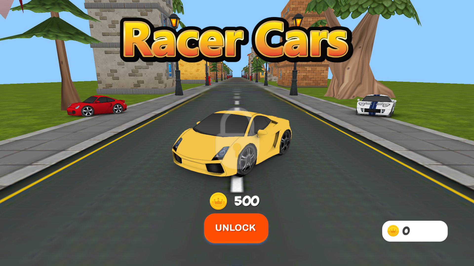 Racer Cars 3D for TV screenshot 4