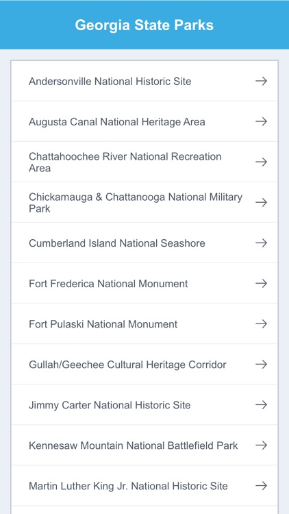 Georgia State Parks & National Parks