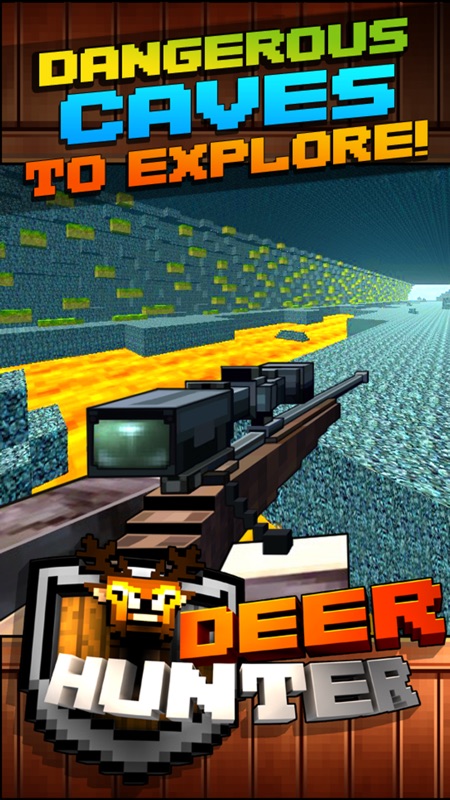 Wild Deer Hunt-ing Survival Pixel World 2016 - Mini Hunter screenshot 3