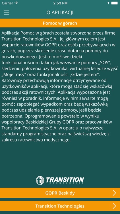 Pomoc w górach screenshot-4