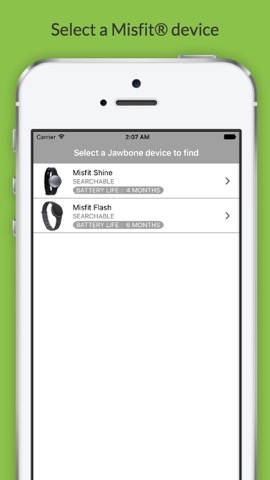 Finder for Misfit Lite - find your Shine and Flash deviceのおすすめ画像1
