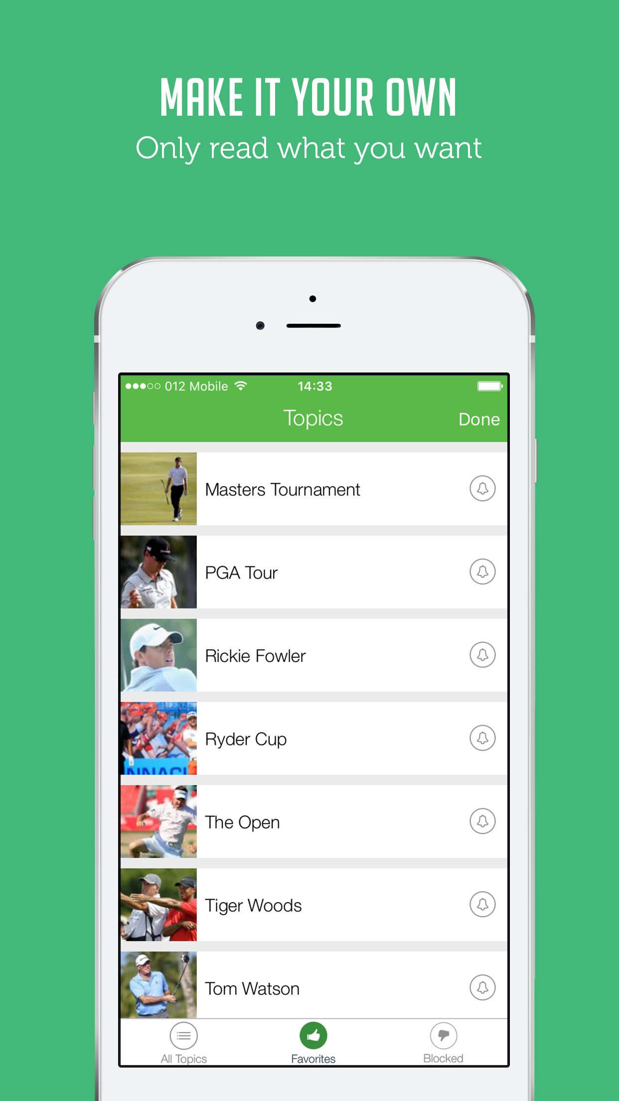 GolfNF - Golf News, Leaderboard & Videos screenshot 2