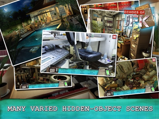 Hidden Files: Echoes of JFK - Een Avontuur met Verborgen Voorwerpen iPad app afbeelding 5