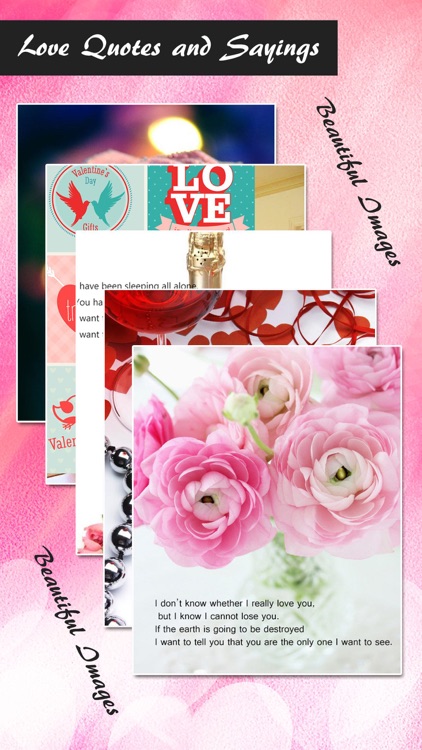 Love Quotes & Sayings - Romantic, Cute & Flirty Texting on Photos screenshot-3