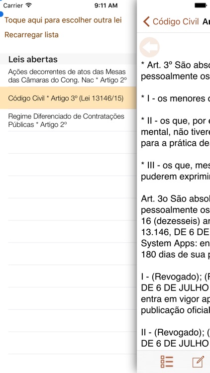 Vade Mecum Direito Brasil screenshot-3