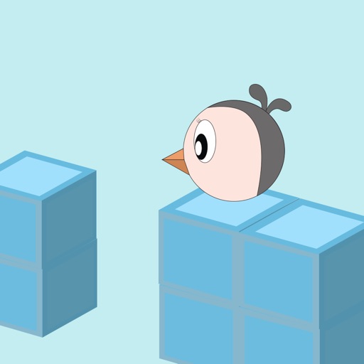 Frozen Ice Penguin Race - cool speed block jumper game Icon