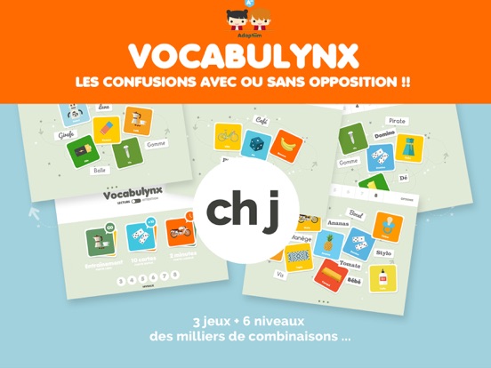 Screenshot #4 pour VOCABULYNX Confusions ( ch / j )