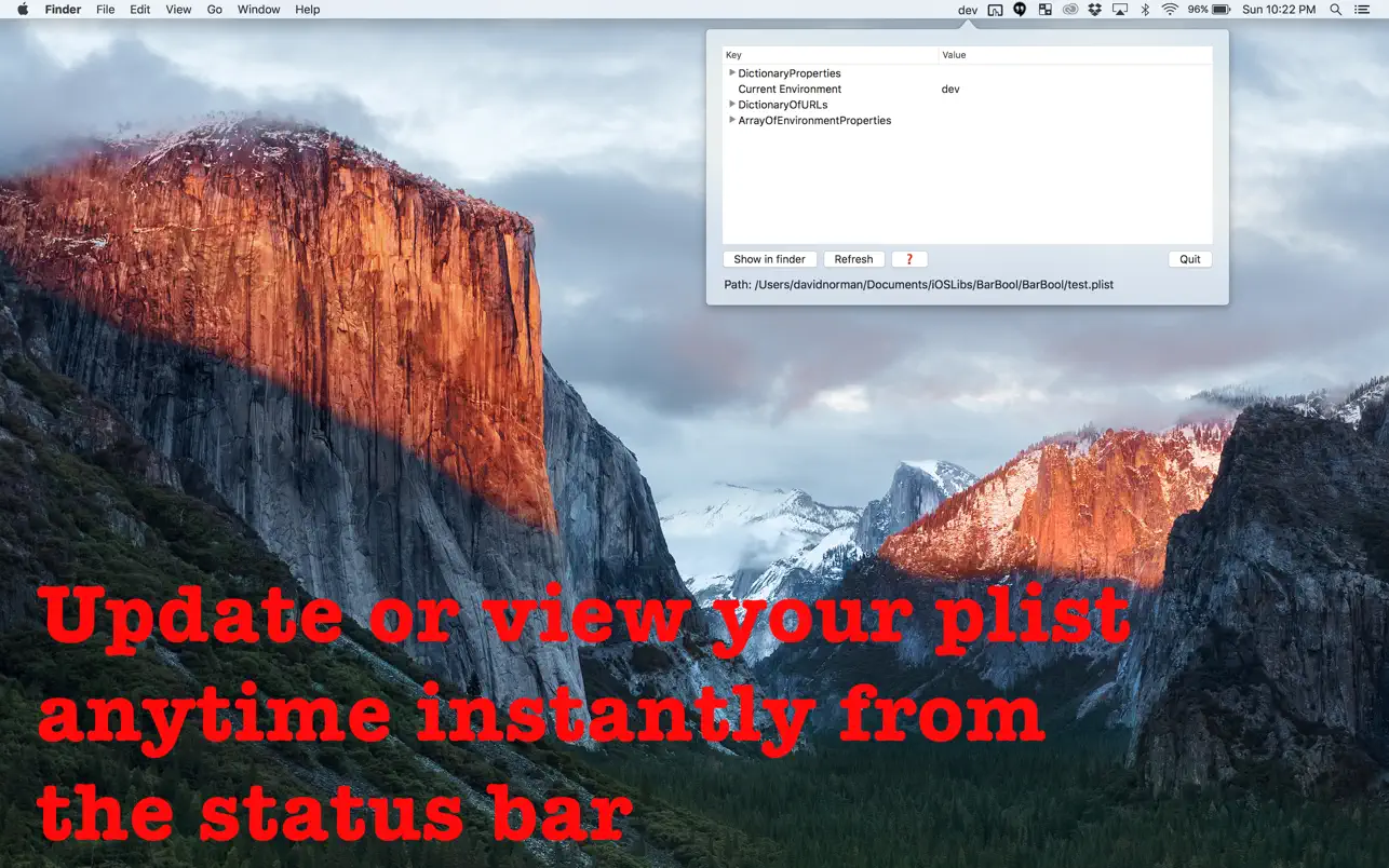 #3. Pumpkin Bar (macOS) Von: David Norman