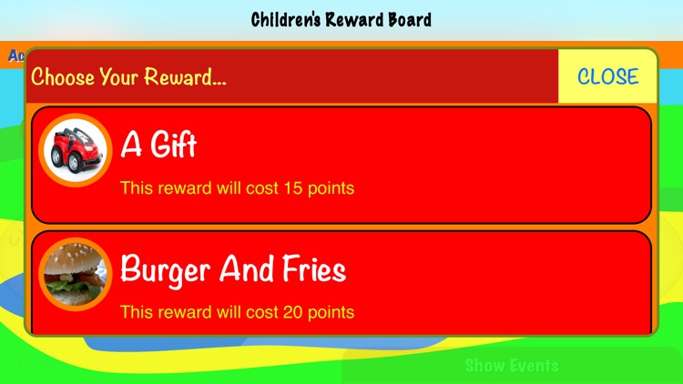 Children's Reward Board