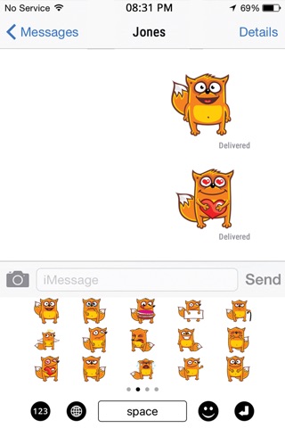 Fox Emojis screenshot 4