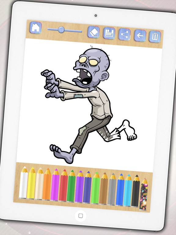 Screenshot #6 pour Peinture couleur et zombies - Zombie livre de coloriage pour les garçons et les filles