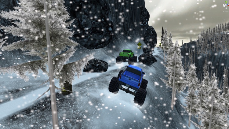 Super Snow Hill Climb Monster Trucks screenshot-3