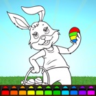 Easter Bunny Eggs ColoringBook FREE