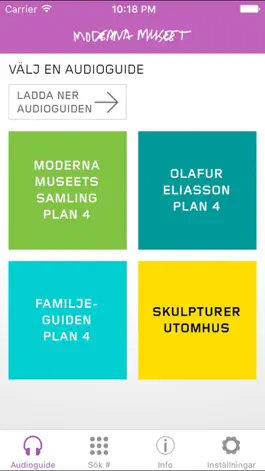 Game screenshot Moderna Museet audioguide mod apk