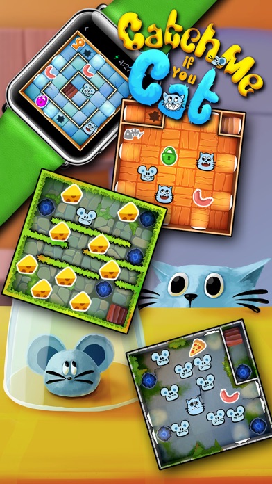 Screenshot #2 pour Catch Me If You Cat: Puzzle Game for Apple Watch