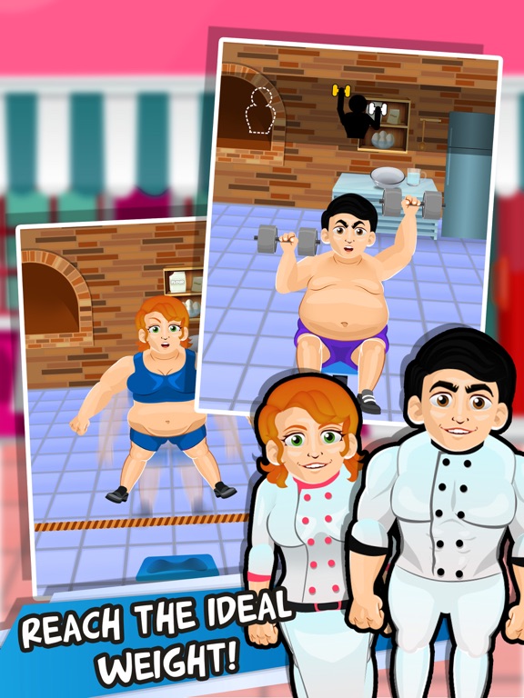 Chef Fat to Fit World Dash - cool run jump-ing & diner cooking games for kids! iPad screenshot 4 - Games app