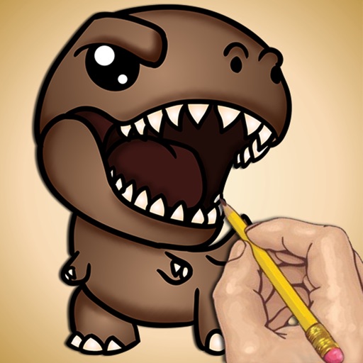 Drawing Lessons Jurassic Dinosaurs icon