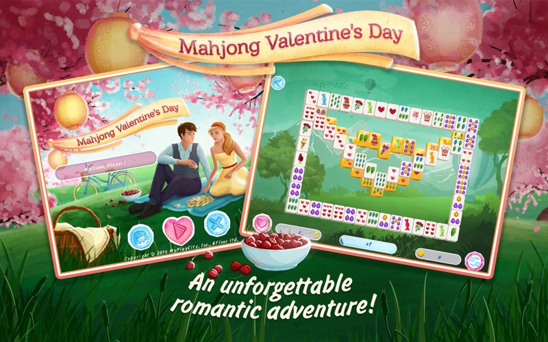 Mahjong Valentine's Day thumbnail 1