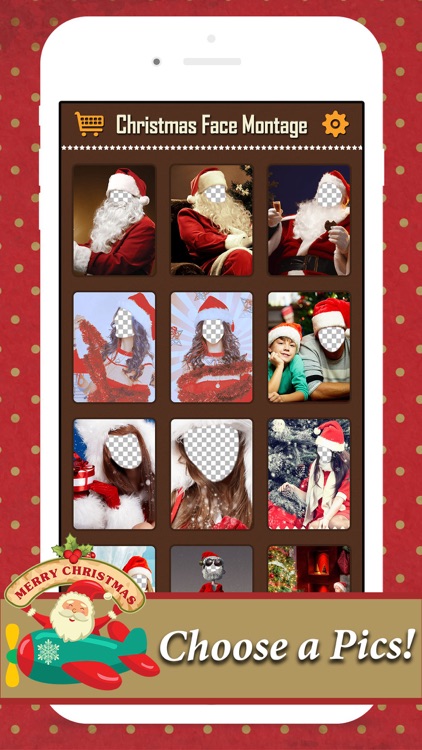 Xmas Face Montage Effects - Change Yr Face with Dozens of Elf & Santa Claus Looks