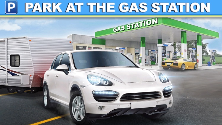 Gas Station Car Parking Simulator a Real Road Racing Park Game