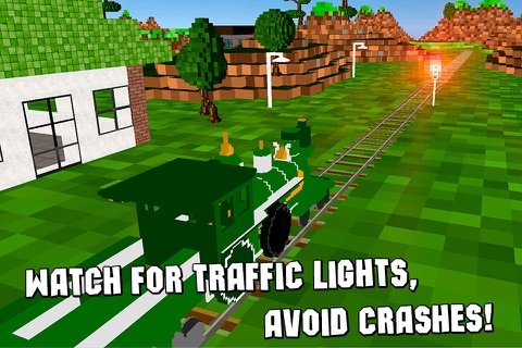 Cube World: Train Driver 3D screenshot 3