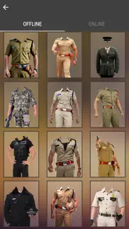 police suit photo montage - police dress up iphone screenshot 4