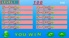 Game screenshot Easy learning subtraction - Smart frog kids math hack