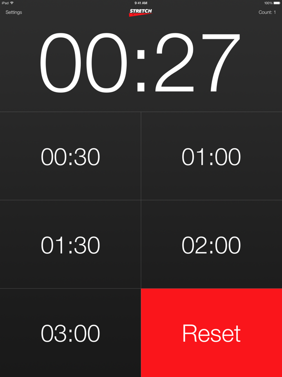 Screenshot #4 pour Stretch - A countdown timer for fitness, workout, egg, or anything really