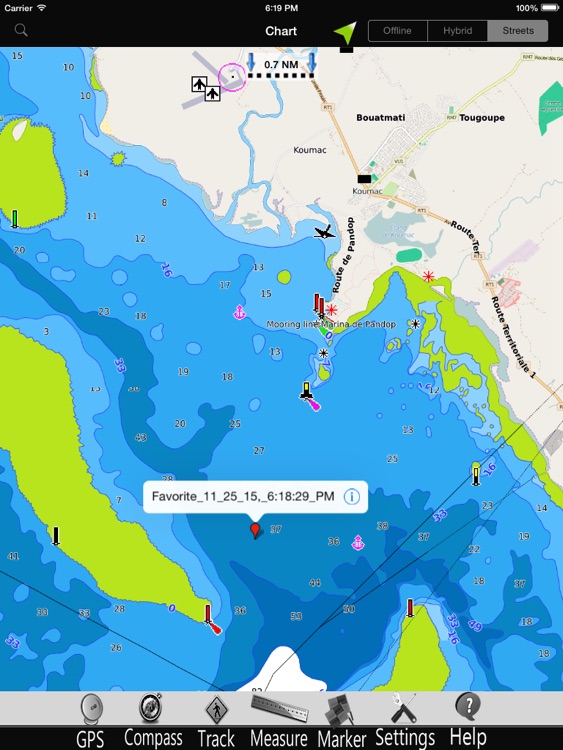 New Caledonia GPS Charts Pro screenshot-3