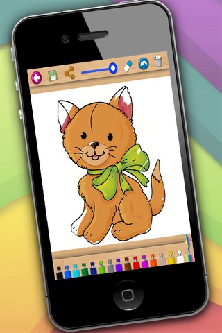 ペイント猫 - 本を着色素敵な子猫のおすすめ画像4