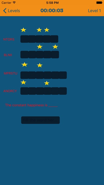 Scramble Word Puzzles