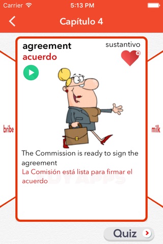 Tarjetas de vocabulario en inglés screenshot 3