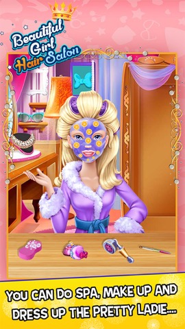 Beautiful Girl Hair Salon with Dress Up kids Gameのおすすめ画像1