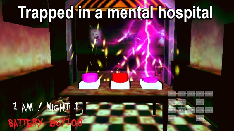 5 Nights in Asylum - FREE Horror Game screenshot 1