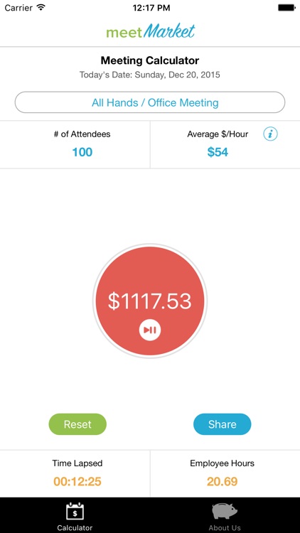 Meeting Calculator by MeetMarket