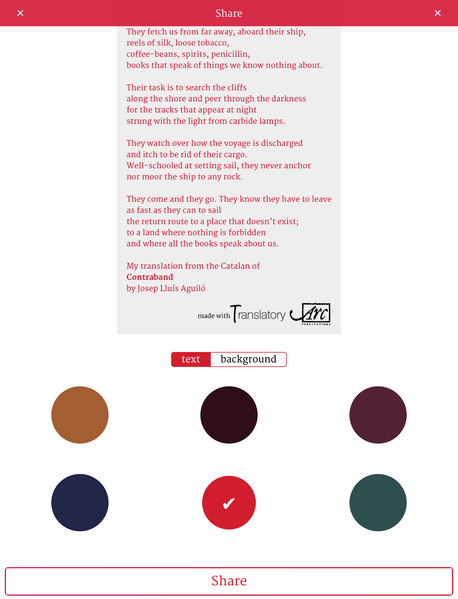 Translatory – translate poetry for fun! screenshot 10