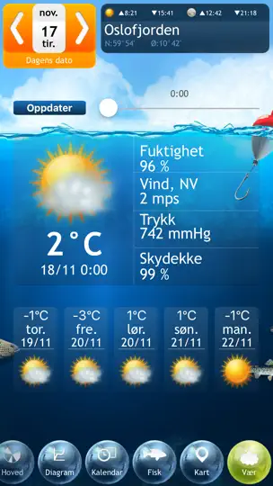 Fiske Deluxe - Beste Fisketider Og Fiskekalender iPhone-skjermbilde 4