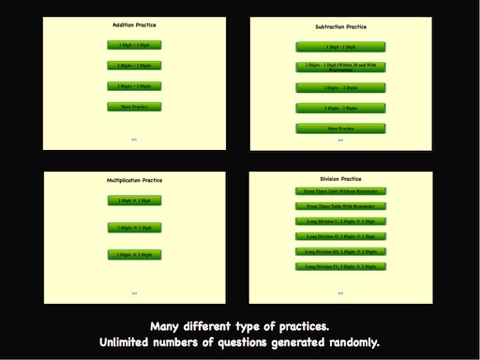 Math Practice - Four Operations screenshot 2