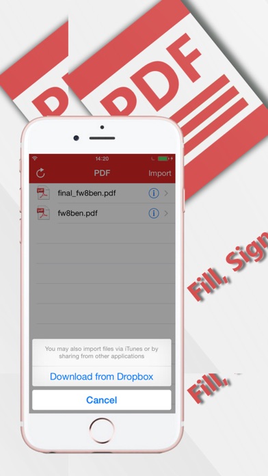 PDF Fill and Sign any Document Screenshot