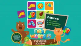 Game screenshot First Words 2 -  English : Preschool Academy educational matching game for Pre-k and kindergarten children mod apk