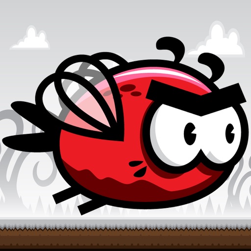 Fly Red Bug Icon