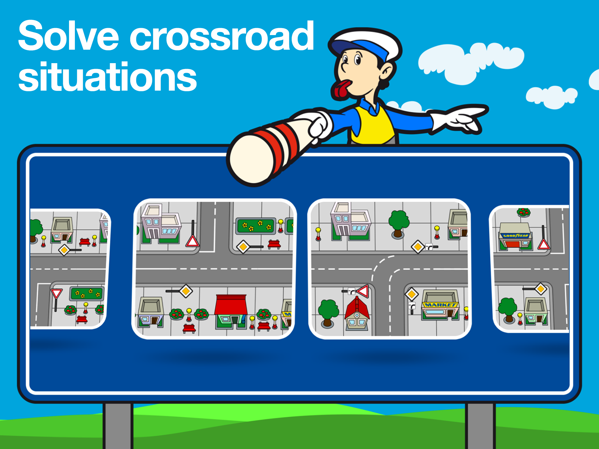 Goodyear Crossroad Safety - get safely through urban jungle and learn traffic rules screenshot 6