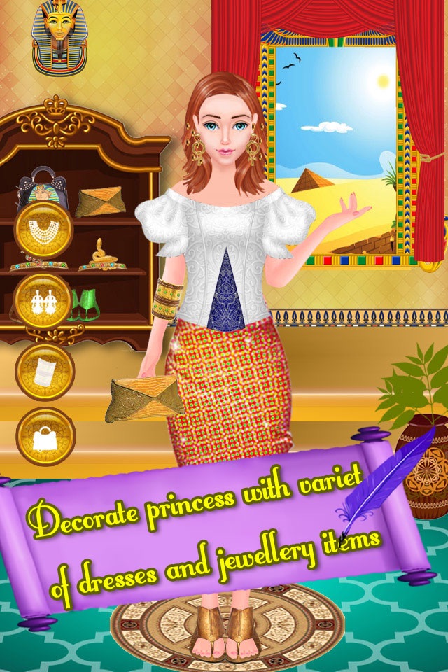 Egyptian Princess Makeup & Makeover Salon Girls Games screenshot 4