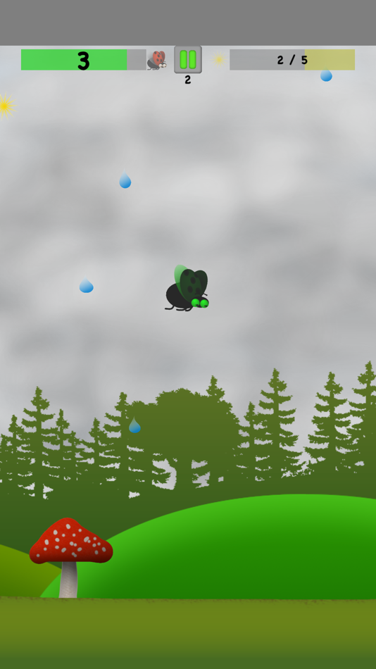 #5. Rain Go Away (iOS) By: PyroTap Games
