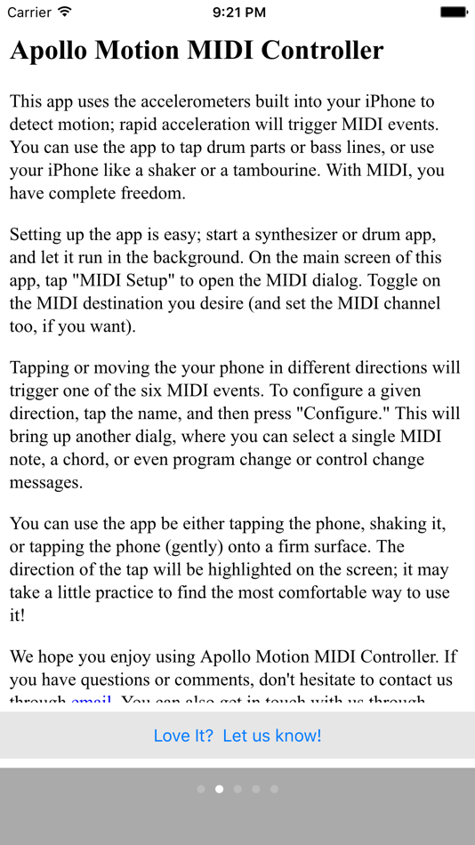 #2. Apollo Motion MIDI Controller (iOS) 由: Secret Base Design